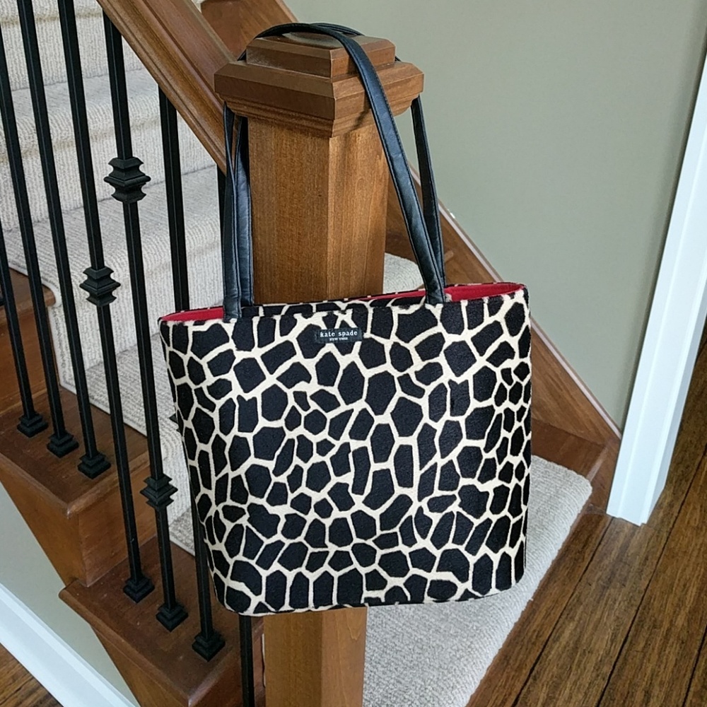 ♠️ Kate Spade ♠️ Giraffe Print Sam Tote